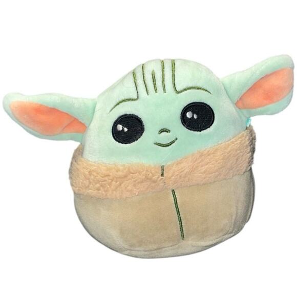 Squishmallows Star Wars Mandalorian The Child Baby Yoda Plush Stuffed Animal 7” - Picture 1 of 8
